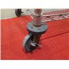 Image 2 : Rolling 3-Tier Metal Mesh Cart 33"x18"x33"H