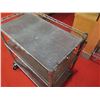 Image 2 : Rolling 3-Tier Metal Mesh Cart 33"x18"x33"H