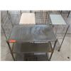 Image 1 : Qty 5 Metal 3-Tier Carts - Misc Sizes