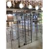 Image 1 : Qty 5 Metal Multi-Tier Shelving Units - Misc Sizes