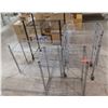 Image 1 : Qty 5 Metal Multi-Tier Shelving Units - Misc Sizes