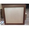 Image 1 : Wood Framed Corkboard 39" x 2.5" x 36"