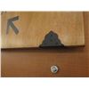 Image 2 : Restroom Sign w/ Silhouette Figures Design 14"x18"