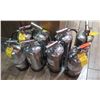 Image 1 : Qty 8 Metal Fire Extinguishers