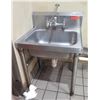 Image 1 : Advance Tabco Single Basin Sink 25"x22"x35"H
