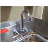 Image 2 : Advance Tabco Single Basin Wall-Mount Sink w/ Splash Guards 13"x17"