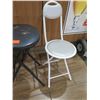 Image 2 : Qty 4 Folding Stools & Chairs - Misc Sizes