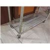 Image 2 : Rolling Metal Work Table w/ Mesh Undershelf 23"x50"x39"H (Wheels need repair)