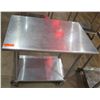 Image 1 : Rolling Metal Work Table w/ Undershelf 23"x36"x34"H