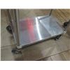 Image 2 : Rolling Metal Work Table w/ Undershelf 23"x36"x34"H
