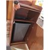 Image 2 : Waste Receptacle w/ Backsplash Top & Front Door 22"x22"x46"H