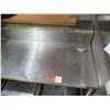 Image 2 : Metal Work Table w/ Undershelf & Backsplash 48"x21"x21"H