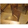 Image 3 : Wooden Table 30"x25"x30"H w/ 2 Matching Chairs