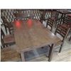 Image 2 : Wooden Table w/ 4 Matching Chairs