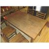 Image 2 : Wooden Table w/ 4 Matching Chairs