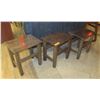 Image 1 : Qty 3 Wooden Side Tables