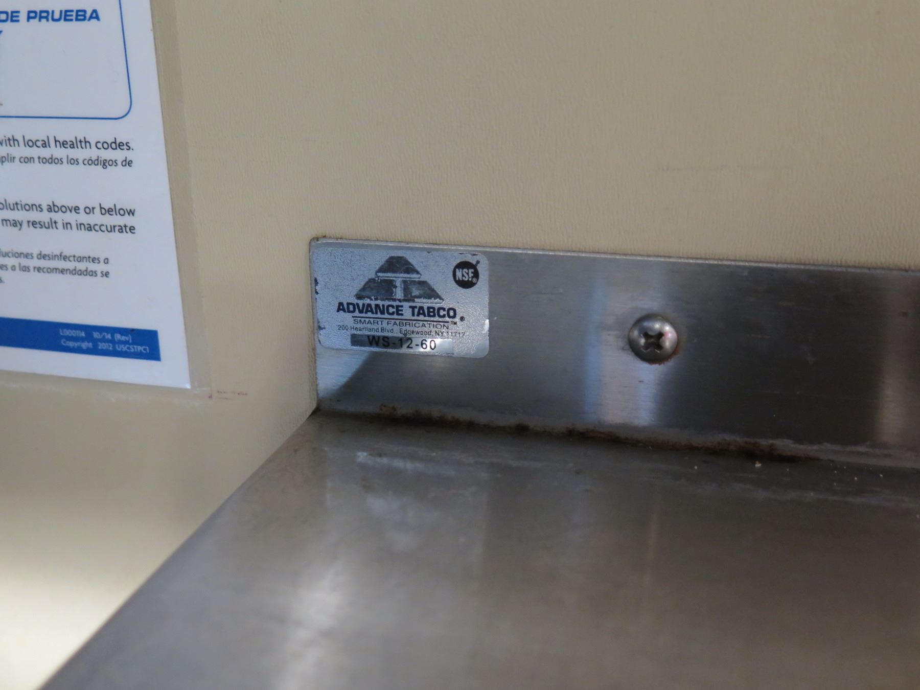 Advance Tabco WS 12 60 Stainless Steel Wall Mount Shelf 60 x12 W Oahu advance-tabco-ws-12-60-stainless-steel-wall-mount-shelf-60-x12-w-oahu