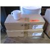 Image 2 : Multiple FOH Dinner Plates & Coffee Mugs w/ Saucers (Some New in Box)