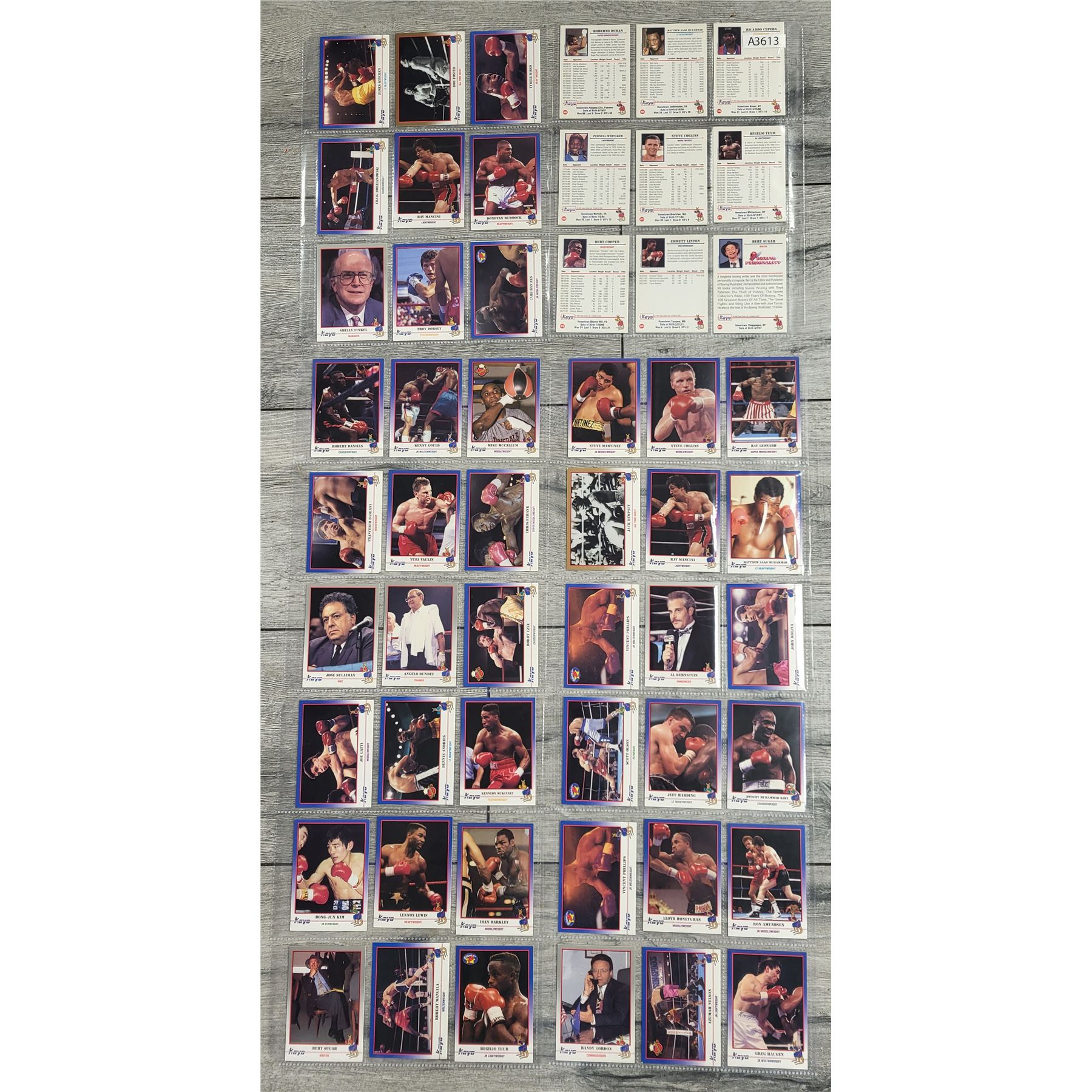 Boxing Cards (A3613)