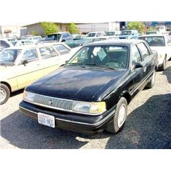 89 MERCURY TOPAZ 4DR EXMT.                                            