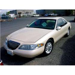 *98 LINCOLN MK8 2DR REBUILT TITLE 80,772 ACTUAL                       