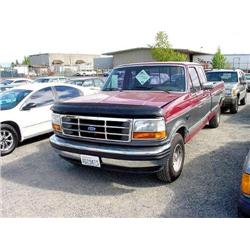 *93 FORD F-150 EXT CAB XLT P/U EXMT.                                  