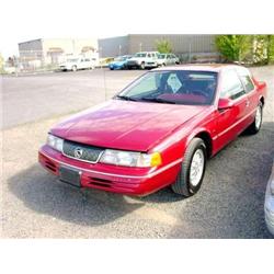 *93 MERCURY COUGAR XR7 2DR EXMT.                                      