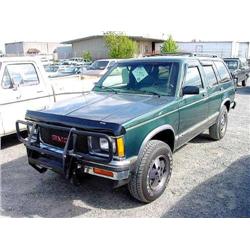94 GMC JIMMY SLT 4X4 4DR EXMT.                                        