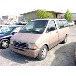 93 FORD AEROSTAR VAN EXMT.                                            