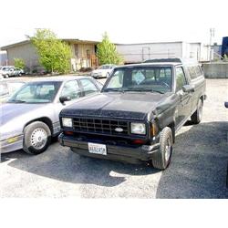 83 FORD RANGER 4SPD W/OD P/U EXMT.                                    
