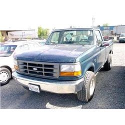 93 FORD F-150 4X4 P/U EXMT.                                           
