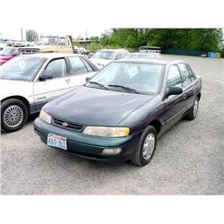 *97 KIA SEPHIA 5SPD 4DR 99,642 ACTUAL                                 