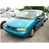 Image 1 : 96 FORD WINDSTAR GL VAN 110,302 ACTUAL                                