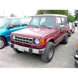 89 MITSUBISHI MONTERO 4X4 4DR E                                       