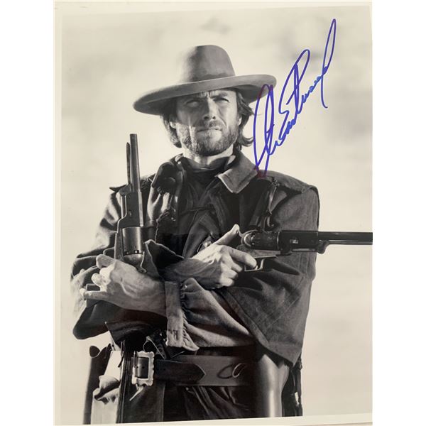 Clint Eastwood signed photo
