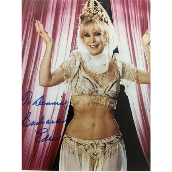 I Dream of Jeannie Barbara Eden signed magazine page