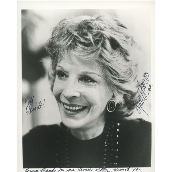 Signe Hasso signed photo