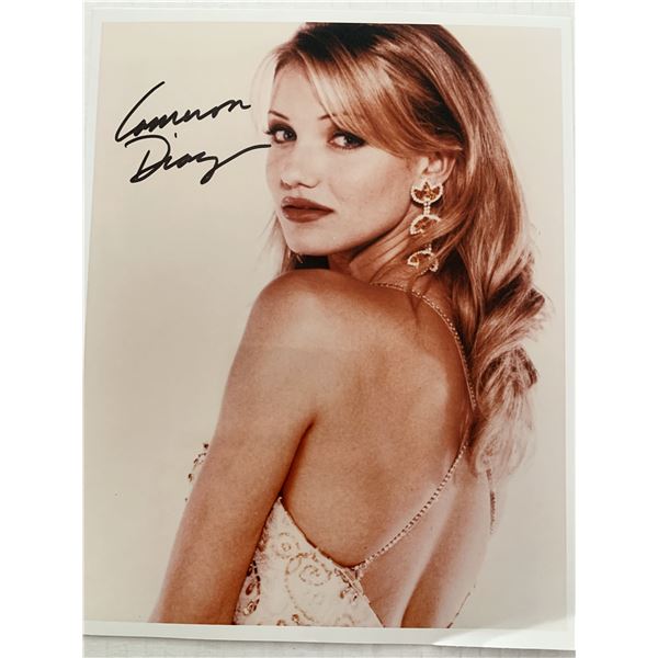 Cameron Diaz signed photo
