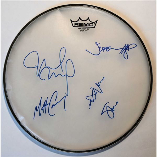 Pearl Jam signed drum head