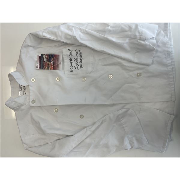 Seinfeld The Soup Nazi Larry Thomas Signed Chef's Whites- JSA