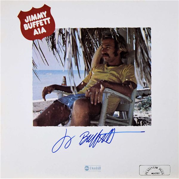 Jimmy Buffett A1A signed album