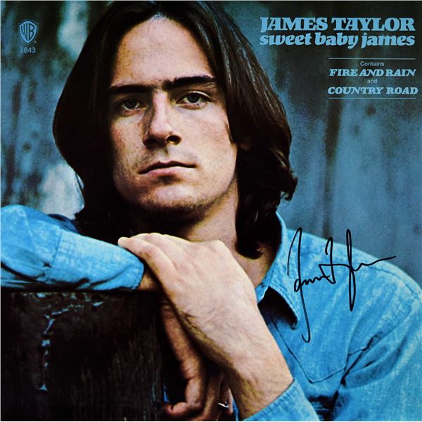 James Taylor signed Sweet Baby James album