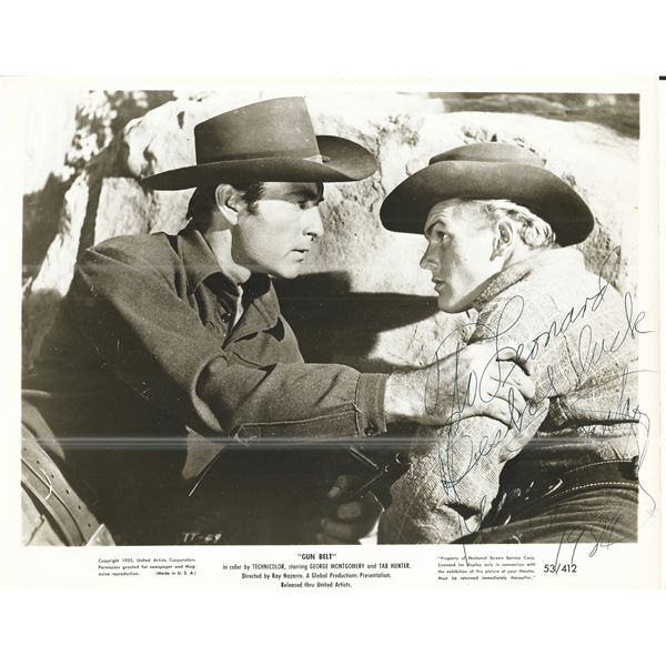 Gun Belt George Montgomery Signed Movie Photo