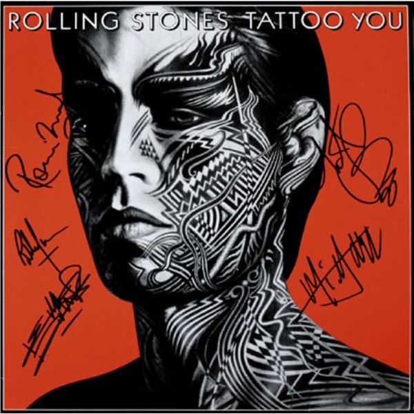 The Rolling Stones signed Tattoo You album