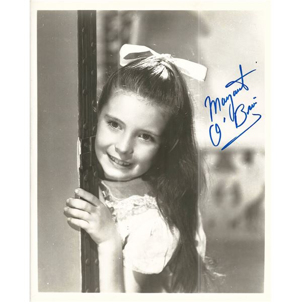 Meet Me In St Louis Margaret O'Brien signed photo