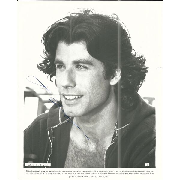 John Travolta Signed Photo