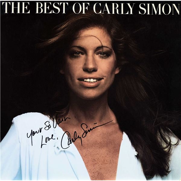 Carly Simon signed The Best Of album