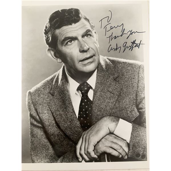 Andy Griffith signed photo