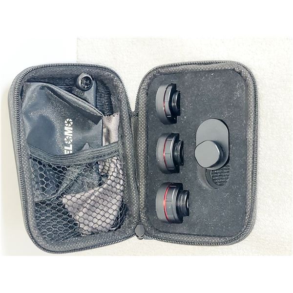 NELOMO CELLPHONE CAMERA LENS 4 IN 1 PHONE LENSES KIT COMPATIBLE WITH IPHONE