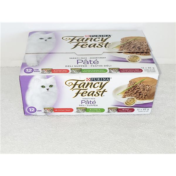 UNOPENED CASE OF FANCY FEAST CAT FOOD PATE